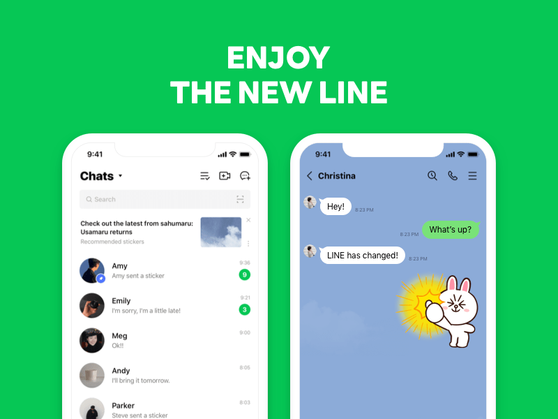 Line sticker region restrictions